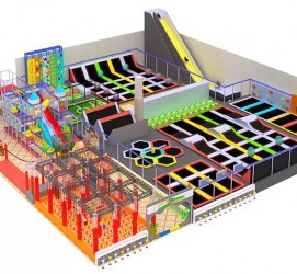 大型蹦床樂園01
